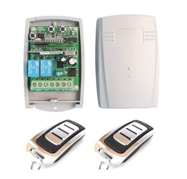 Kit radio receptor WIFI + RF y mandos para garaje ECO 3