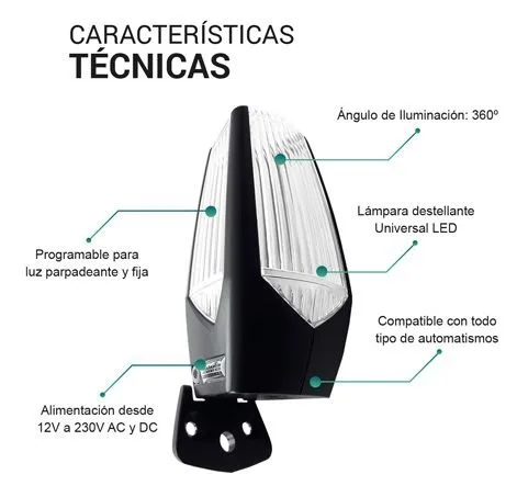 Motorline MP105 lampara destellante led 2